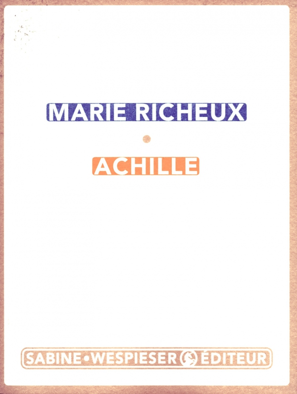 lire,livre,littÉrature,marie richeux,achille