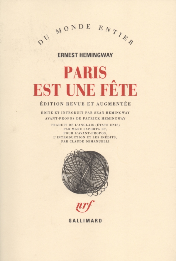 LIRE,LIVRE,PARIS,ERNEST HEMINGWAY